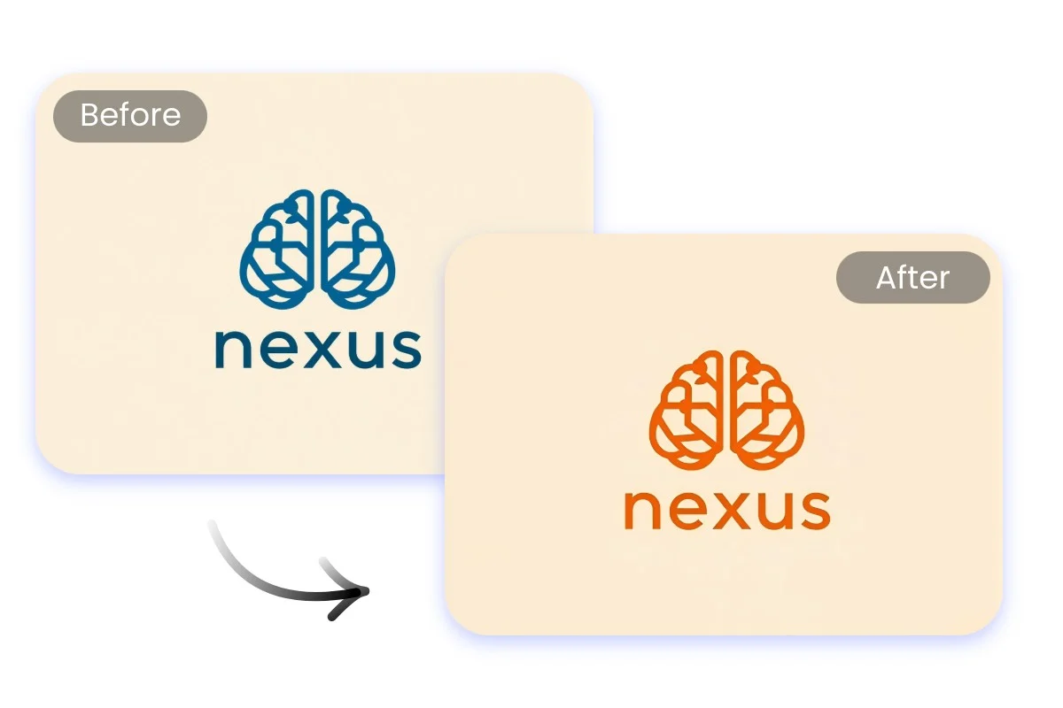 Architectural recolor example